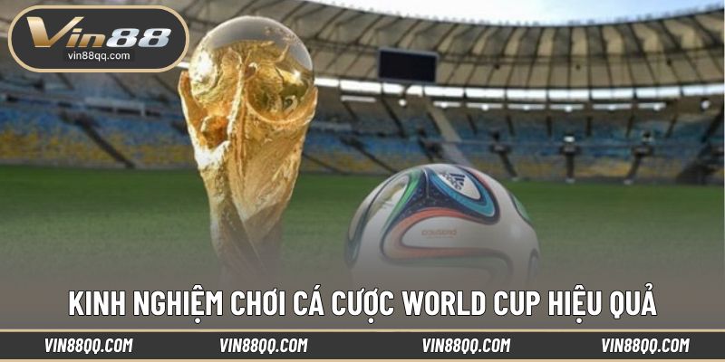 Nắm bắt mẹo chơi cá cược WC hiệu quả cao